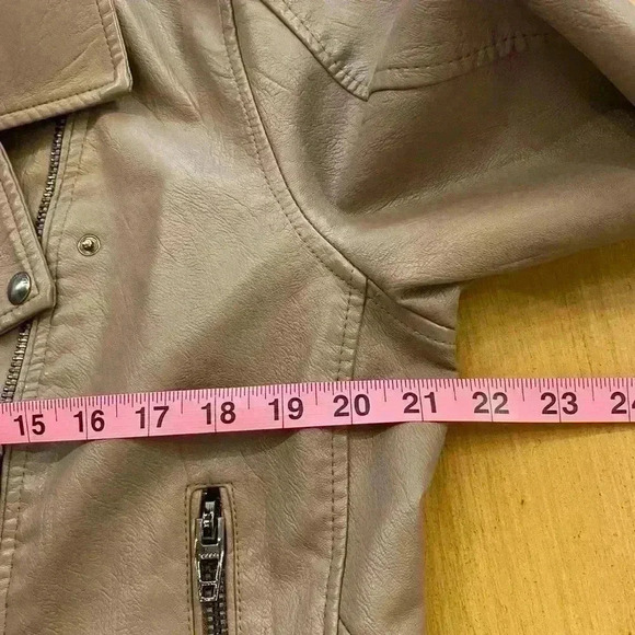Anthropologie Womens Vegan leather jacket size L-XL NEW without tags BLANKNYC - Picture 12 of 13